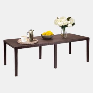 Mesa de jardim em PVC