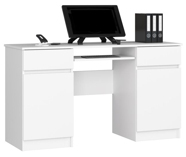 Escritorio a5 akord color blanco 135 cm