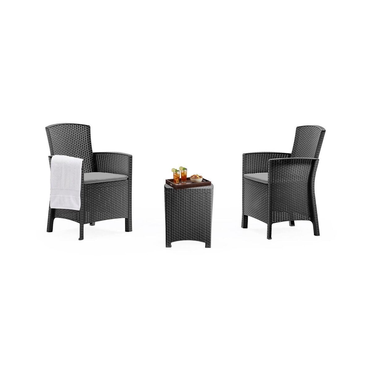 Sala de estar exterior em pvc