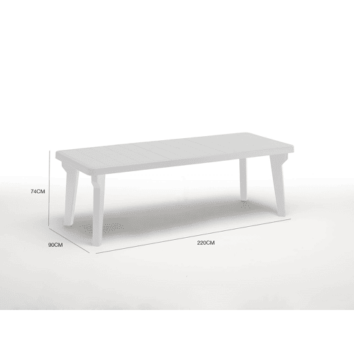 Mesa de jardim em PVC