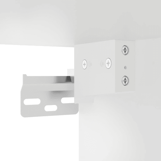vidaXL Mesa de cabeceira de parede com luzes LED branco vidaXL Mesa de cabeceira de parede com luzes LED branco