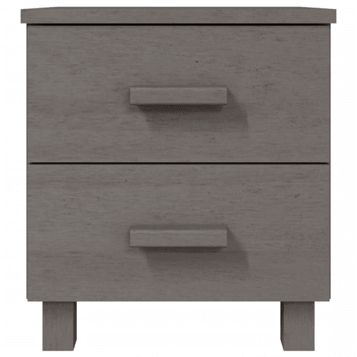 vidaXL Mesa de cabeceira HAMAR 40x35x44,5 cm pinho maciço cinza-claro vidaXL Mesa de cabeceira HAMAR 40x35x44,5 cm pinho maciço cinza-claro