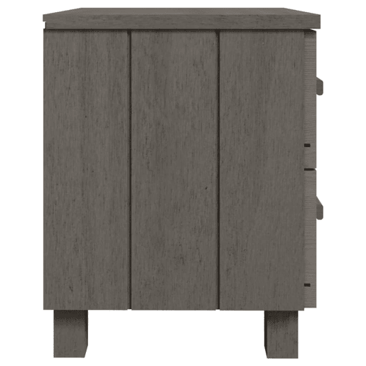 vidaXL Mesa de cabeceira HAMAR 40x35x44,5 cm pinho maciço cinza-claro vidaXL Mesa de cabeceira HAMAR 40x35x44,5 cm pinho maciço cinza-claro
