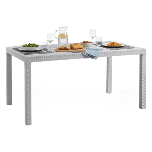 Mesa de jardim em PVC Mesa de jardim em PVC