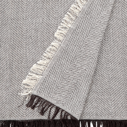 Foulard Multiuso Xadrez 180x260cm Luna Marrom Donegal Collections