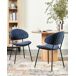 Beliani Silla de comedor KIANA Beliani Silla de comedor KIANA Azul