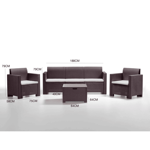 Sala de estar exterior em PVC Sala de estar exterior em PVC