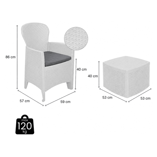 Sala de estar exterior em PVC Sala de estar exterior em PVC