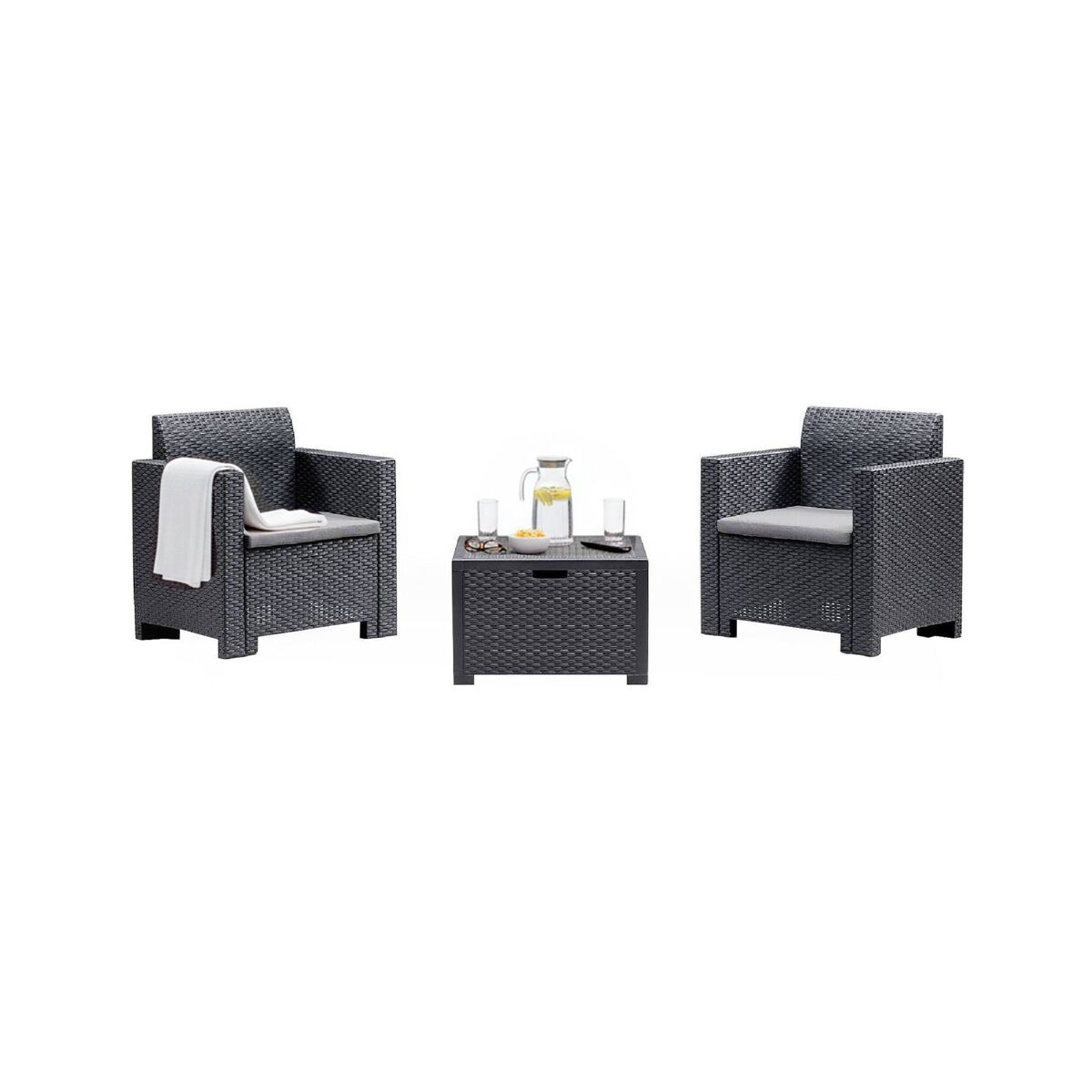 Sala de estar exterior em pvc