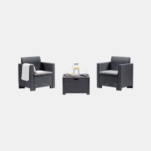 Sala de estar exterior em PVC