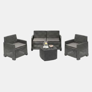 Sala de estar exterior em PVC