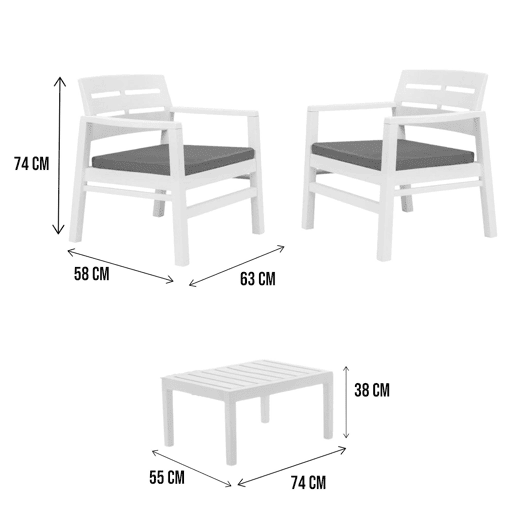 Sala de estar exterior em PVC Sala de estar exterior em PVC