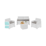 Sala de estar exterior em PVC