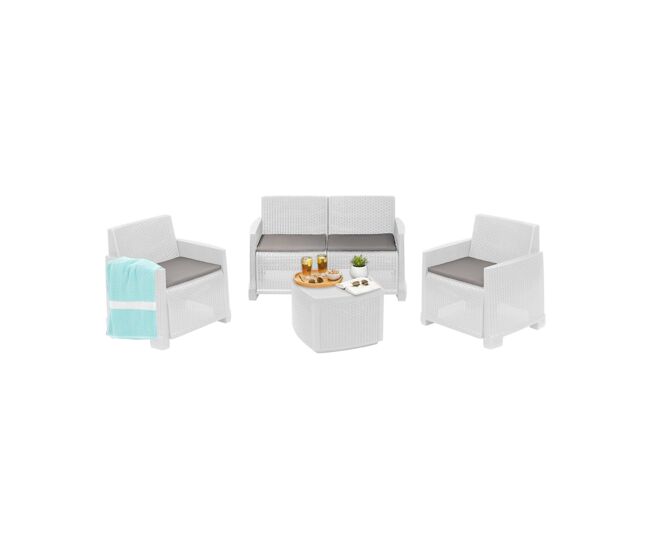 Sala de estar exterior em pvc