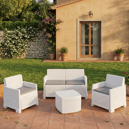 Sala de estar exterior em PVC Sala de estar exterior em PVC