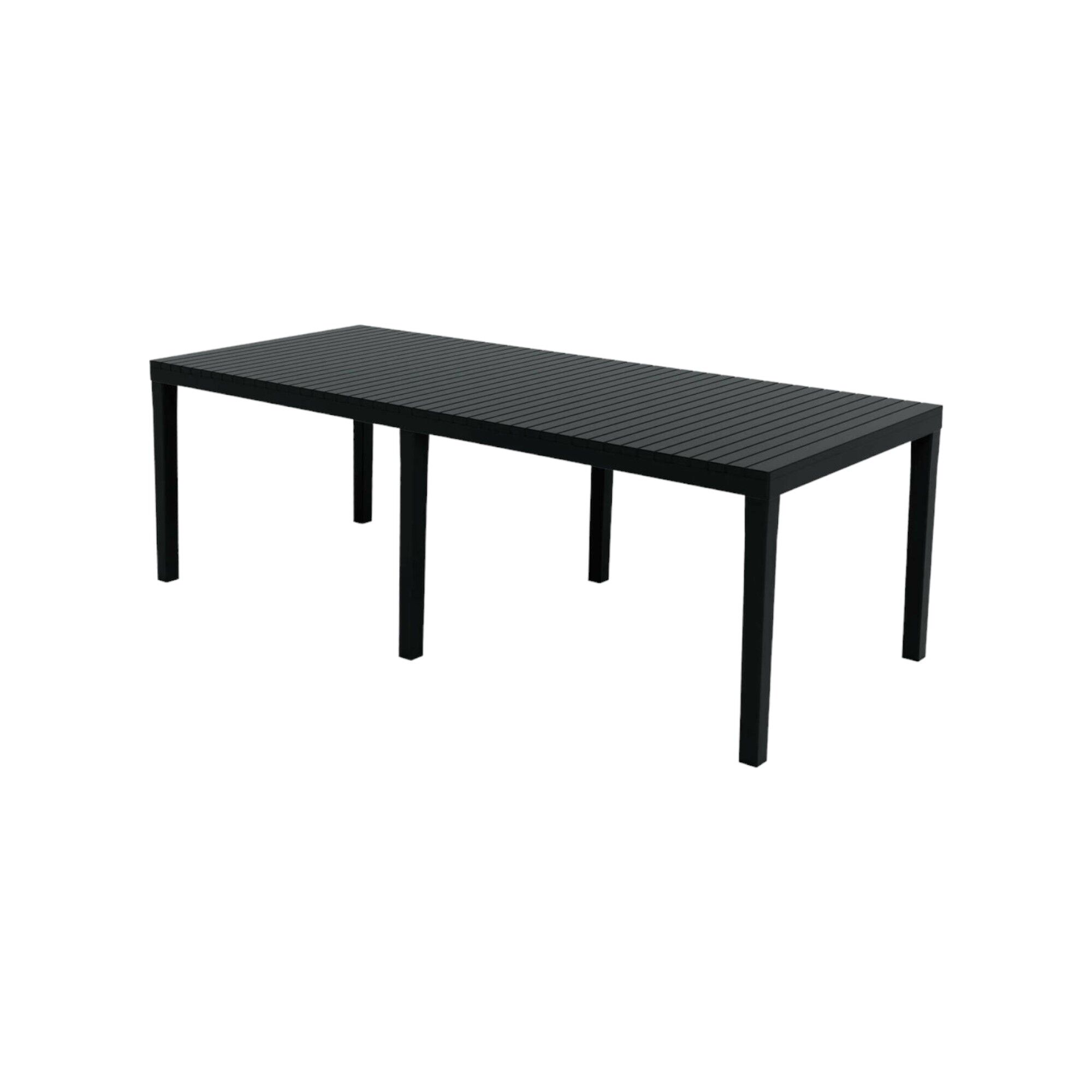 Mesa de comedor extensible rectangular 220x90
