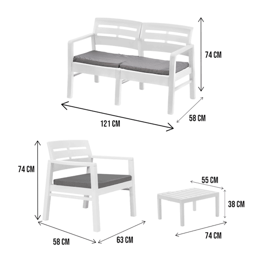 Sala de estar exterior em PVC Sala de estar exterior em PVC