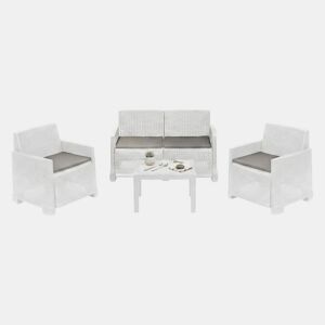 Sala de estar exterior em PVC