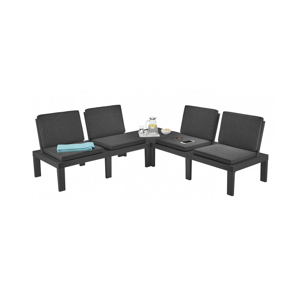 Sala de estar exterior em pvc