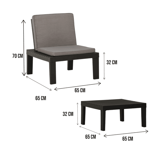 Sala de estar exterior em PVC Sala de estar exterior em PVC