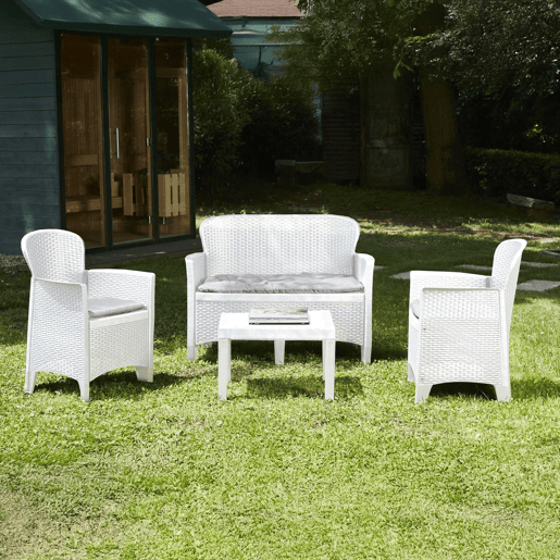 Sala de estar exterior em PVC