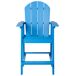 Beliani Silla de jardín ADIRONDACK Beliani Silla de jardín ADIRONDACK Azul