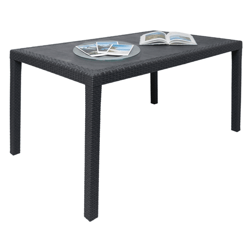Mesa de jardim em PVC Mesa de jardim em PVC