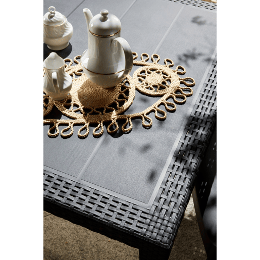 Mesa de jardim em PVC Mesa de jardim em PVC