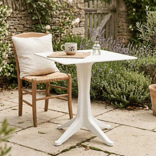 Mesa de jardim em PVC Mesa de jardim em PVC