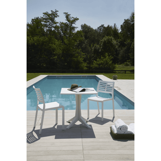 Mesa de jardim em PVC Mesa de jardim em PVC