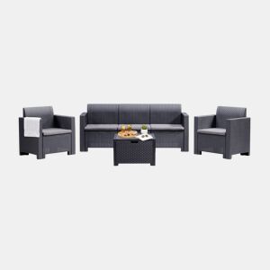Sala de estar exterior em PVC