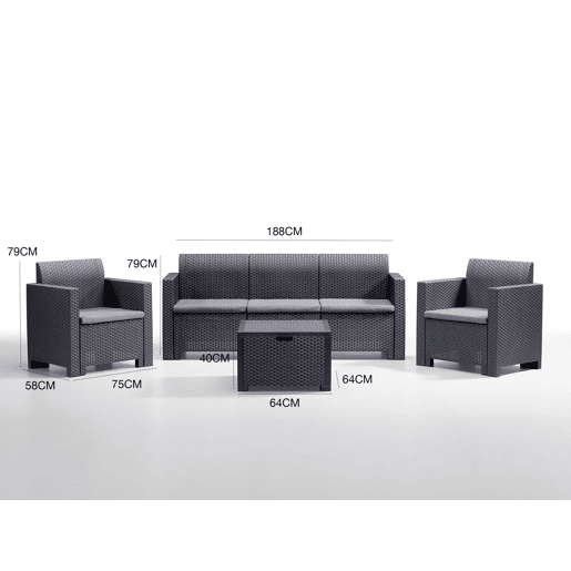 Sala de estar exterior em PVC Sala de estar exterior em PVC