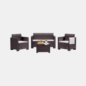 Sala de estar exterior em PVC