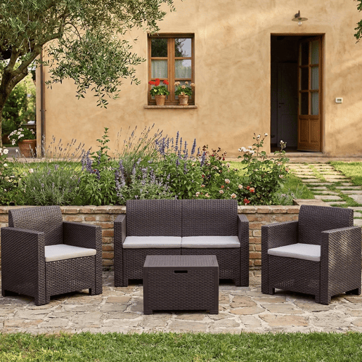 Sala de estar exterior em PVC Sala de estar exterior em PVC