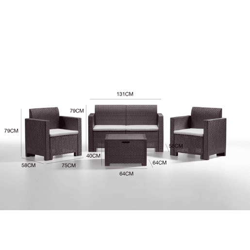 Sala de estar exterior em PVC Sala de estar exterior em PVC