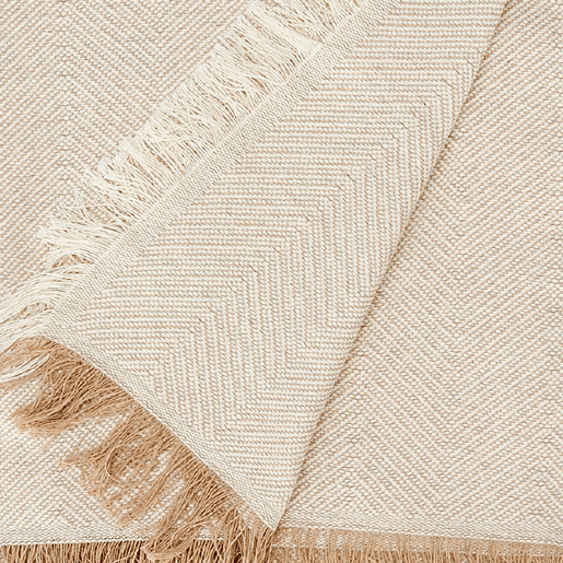 Foulard Multiuso Xadrez 300x260cm Luna Bege Donegal Collections