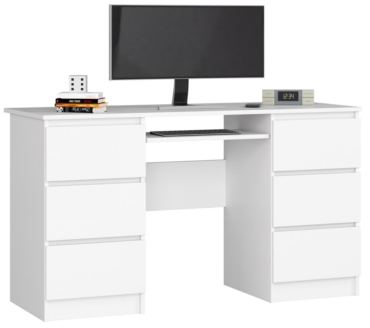 Escritorio a11 akord color blanco 135 cm