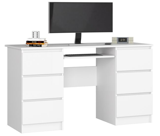 Escritorio a11 akord color blanco 135 cm