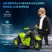 Moto Eléctrica Infantil PP, Metal AIYAPLAY Moto Eléctrica Infantil PP, Metal AIYAPLAY Verde