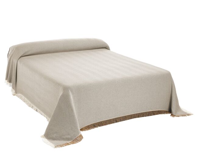 Plaid foulard multiusos 180x260cm luna beige donegal collections