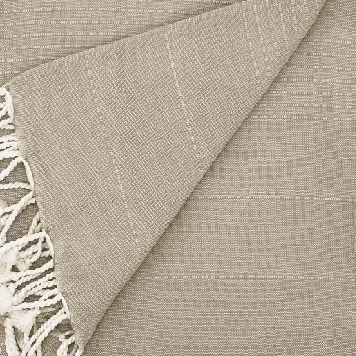 Foulard Multiuso Xadrez 180x260cm Arienzo Bege Donegal Collections