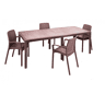 Sala de estar exterior em PVC
