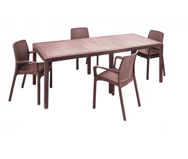 Sala de estar exterior em pvc