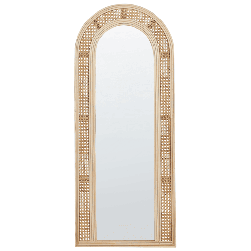 Espelho FRANEY 50 cm 120 cm Rattan Natural