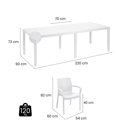 Sala de estar exterior em PVC Sala de estar exterior em PVC
