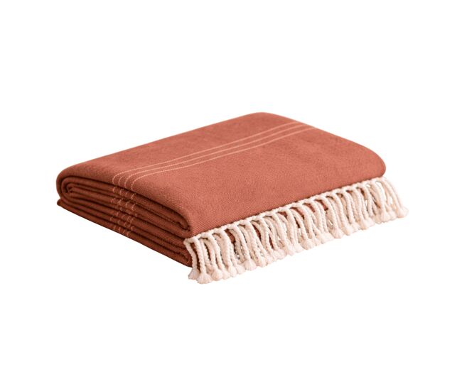 Plaid foulard multiusos 230x260cm arienzo naranja donegal collections