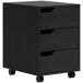 Cajonera de Oficina MDF, Metal HOMCOM Cajonera de Oficina MDF, Metal HOMCOM Negro