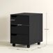 Cajonera de Oficina MDF, Metal HOMCOM Cajonera de Oficina MDF, Metal HOMCOM Negro