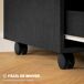 Cajonera de Oficina MDF, Metal HOMCOM Cajonera de Oficina MDF, Metal HOMCOM Negro