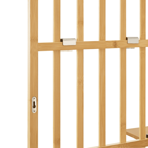Prateleira de parede Røst 3 prateleiras bambu 120 x 80 x 13 cm - Natural en.casa